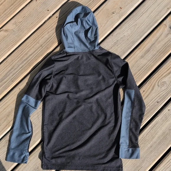 Under Armour Black and Blue Performance Hoodie - Picture 3 of 3